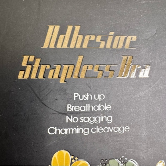 Niidor Adhesive Bra Sticky Strapless Backless Invisible Pushup Silicone Bra Bcup - Picture 3 of 9